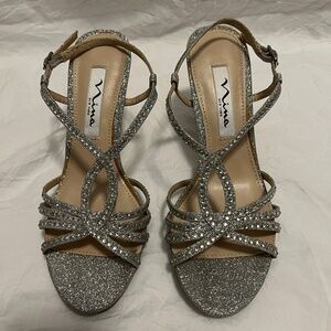 Nina Women’s Sparkly Sandals - Size 6